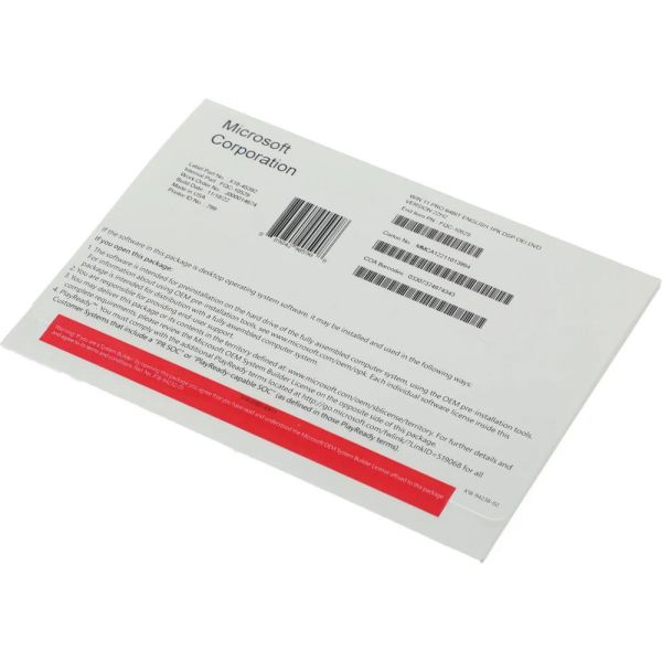 Операционная система Microsoft Windows 11 Pro, 64 bit, Eng, DVD, OEM [fqc-10529]