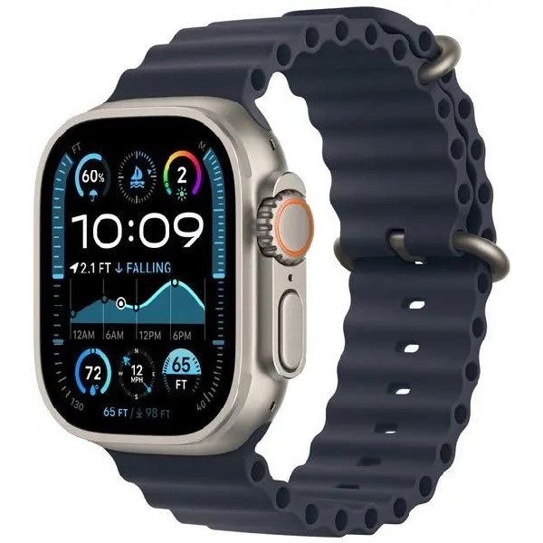 Умные часы Apple Watch Ultra 2 2024 A2986 2024 49 мм черный титан/черный [mx4p3lw/a]